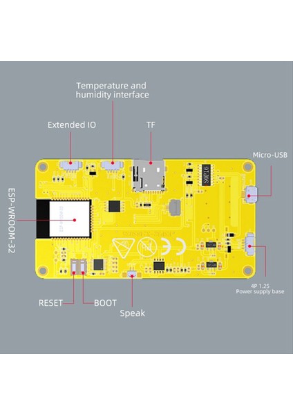 Arduino Lvgl ESP32 Wifi ve Bluetooth Geliştirme Kartı Ekranı LCD Tft Modülü - B Için 3 5 Inç Akıllı Ekran - B (Yurt Dışından)