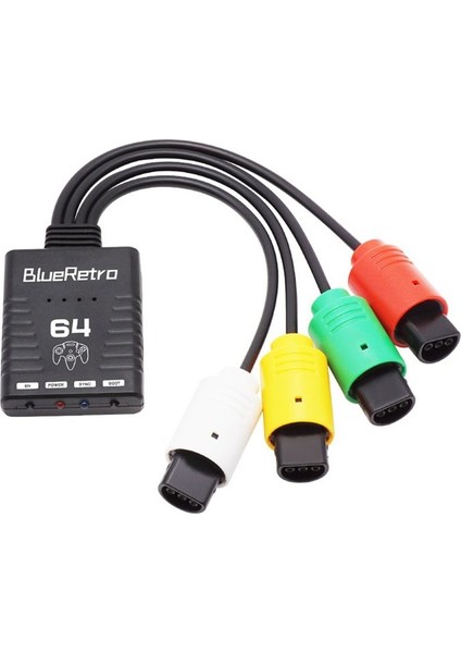 Nintendo 64 N64 Konsol Desteği Için Bluetooth Kablosuz Oyun Denetleyicisi Adaptörü Dört Kablosuz Oyun Denetleyicisi (Yurt Dışından) fiyatları