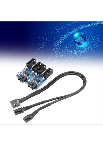 Anakart 9pin Usb2 0 Uzatma Kablosu 9pin&#39 E Çıp Destek Ile Çift 9 Pın (Yurt Dışından) fiyatları