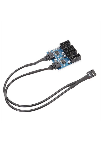 Anakart 9pin Usb2 0 Uzatma Kablosu 9pin&#39 E Çıp Destek Ile Çift 9 Pın (Yurt Dışından) fırsatları