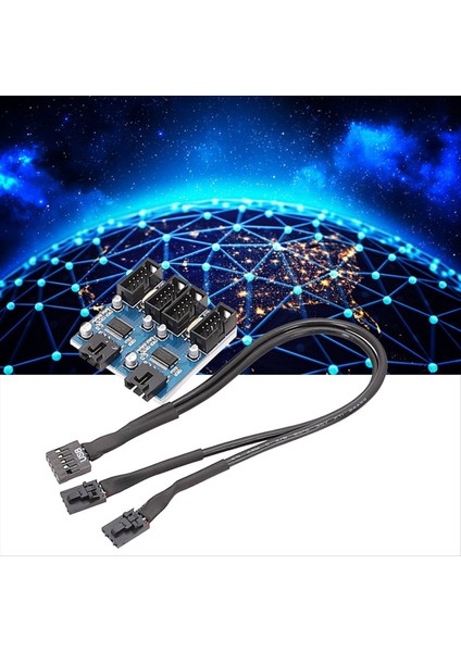 Anakart 9pin Usb2 0 Uzatma Kablosu 9pin&#39 E Çıp Destek Ile Çift 9 Pın (Yurt Dışından) indirimleri