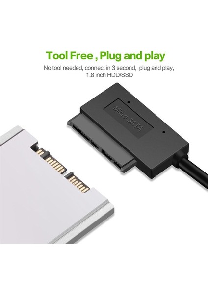 1 8 Inç HDD SSD Dönüştürücü Kablosu Için USB 3 0 Ila Mikro-Sata Adaptör Kablosu Usb3 0 Ila 16PIN Msata 7+9 Pin Kablo (Yurt Dışından) indirimleri