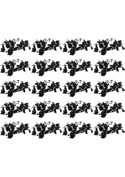 1000 Adet Kendinden Yapışkan Kablo Kelepçesi Plastik Dikdörtgen Kablo Klipsleri Kablo Kravat Bağlama Kablosu Teli Yönetimi Tutucu Araba (Yurt Dışından)