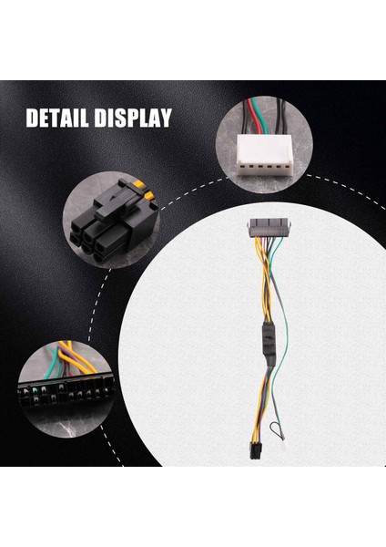 Atx Psu Güç Kaynağı Kablosu Pcıe 6 Pin Atx 24 Pın Güç Kaynağı Kablosu Hp 600 G1 600G1 800G1 Maderi Için 24P - 6p (Yurt Dışından) indirimleri