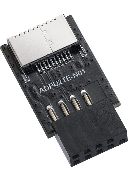 USB 2 0 Ön Panel Başlığı USB 9pın-Usb 2 0 Type-E Dahili Adaptör Anakart Fişi Adaptörü (Yurt Dışından)