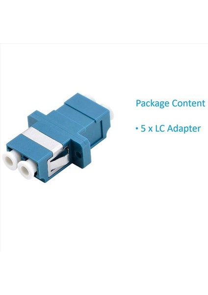 Lc Fiber Optik Adaptörü - Lc - Lc Duplex Singlemode Kuplörü - 30 Paket - Mavi (Yurt Dışından) modelleri