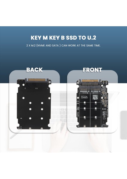 2 M 2 Nvme Sata U2PCB M 2 Nvme SSD Anahtar M Anahtarı B Ssd-U 2 SFF-8639 Adaptör Pcıe M2 Dönüştürücü Masaüstü Bilgisayar Parçaları (Yurt Dışından) modelleri