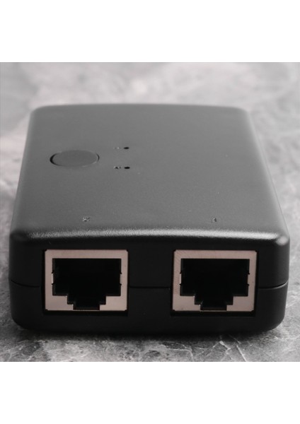Mini 2 Port RJ45 Lan Hub Ağ Anahtarı Kutusu Bilgisayar Ethernet Internet Adaptörü RJ45 Ayrıştırıcı Anahtarı (Yurt Dışından)
