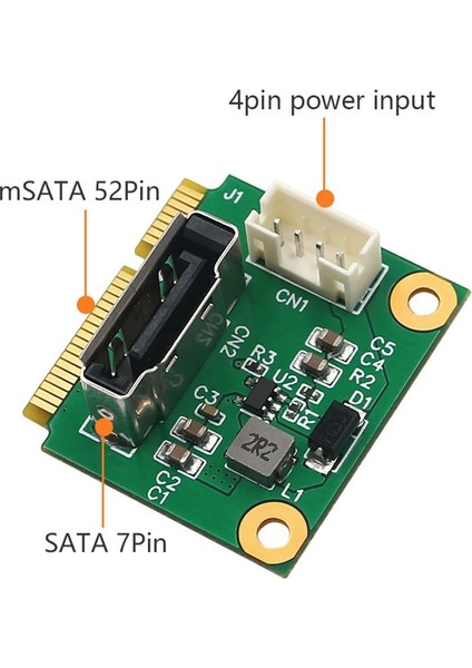 Msata&#39 Dan Sata&#39 Ya 2 0ph Sata ile Sata7+15 Dişi Adaptör Kablosu (5V Güç) (Yurt Dışından) indirimleri