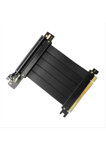 Tam Hızlı Pcı-E 4 0 16X Grafik Kartı Uzatma Kablosu Adaptör Kartı Genişleme Bağlantı Noktası 90 Derece 10CM Kablo (Yurt Dışından)