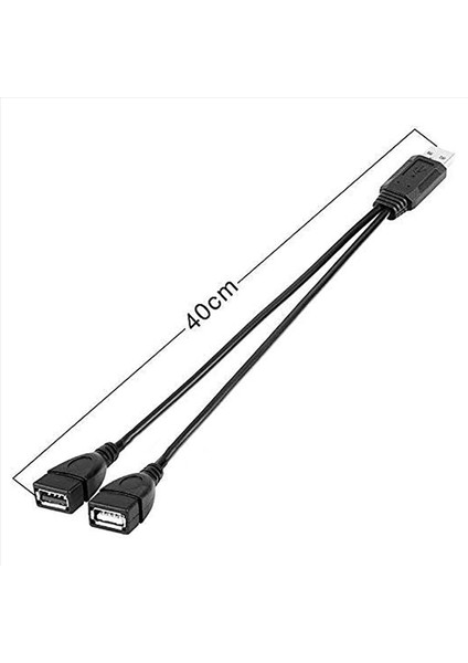 6x USB Splitter Kablosu USB 2 0 Bir Erkek - Ikili USB Dişi Jack Y Splitter Charger Kablosu (Yurt Dışından) fırsatları