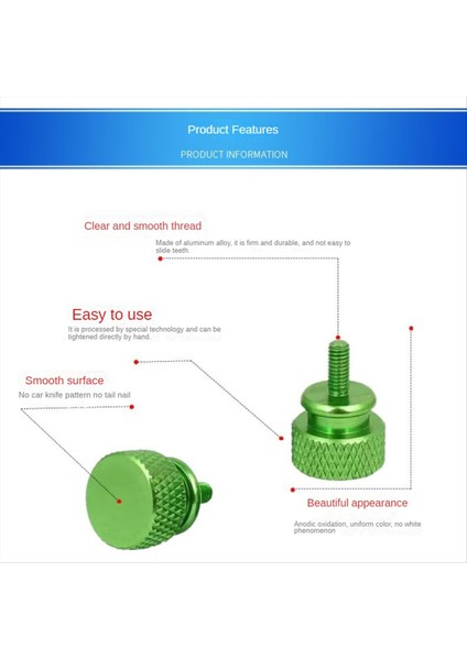 10PCS/LOT Unc6 -32 M3 5 Gpu Tutucu Psu Bilgisayar Kılıfı Yan Panel Vidaları Için El Vidalı (Yurt Dışından) indirimleri