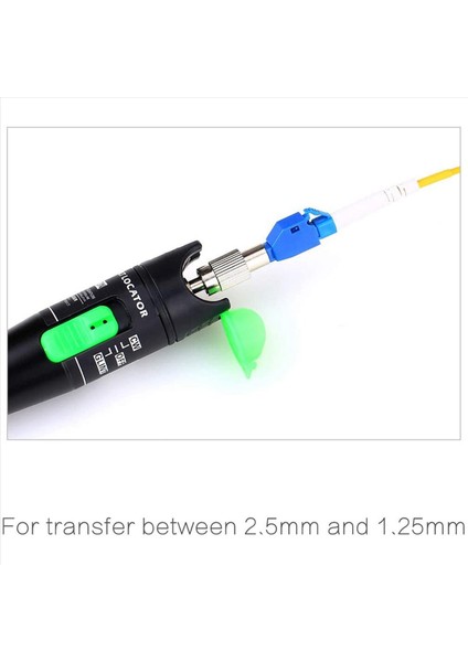 3pcs Görsel Hata Bulucu Adaptörü Hibrid Fiber Optik Konektör Adaptörü Tek Mod 9/125UM Fc Erkek Ila Lc Dişi Adaptör (Yurt Dışından) modelleri