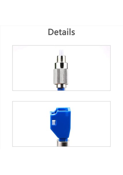 3pcs Görsel Hata Bulucu Adaptörü Hibrid Fiber Optik Konektör Adaptörü Tek Mod 9/125UM Fc Erkek Ila Lc Dişi Adaptör (Yurt Dışından) fırsatları