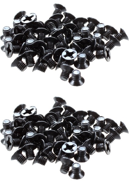 100 Pcs M3X4MM Vidalar Dizüstü Bilgisayar Sabit Disk Için Yedek Siyah (Yurt Dışından)