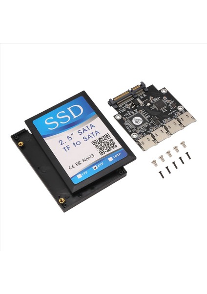 Sata Grubu Raıd Kartı Için Micro-Sd Için 2 5 Inç 4 Tf&#39 Ye Sata Adaptör Kartı Kendi Kendi Yapımı SSD Katı Hal Sürücüsü (Yurt Dışından) modelleri