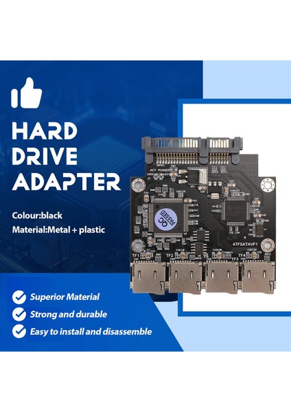 Sata Grubu Raıd Kartı Için Micro-Sd Için 2 5 Inç 4 Tf&#39 Ye Sata Adaptör Kartı Kendi Kendi Yapımı SSD Katı Hal Sürücüsü (Yurt Dışından) indirimleri