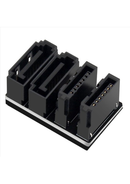 2 Adet Çift Sata 7pin Dişi 7pin Erkek 180 Derecelik Açılı Adaptör Anakart Sata Adaptörü Masaüstleri Için SSD HDD (Yurt Dışından) fiyatları