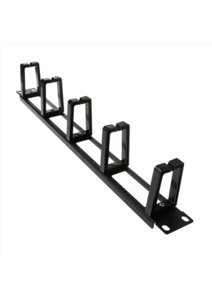 2pc 19INCH 1u Raf Dolapları Kablo Yönetim Ağı Organizatörü Hollow Metal Base Beş Yüzük Çıkarılabilir Tel Yöneticisi Çerçeve (Yurt Dışından) fiyatları