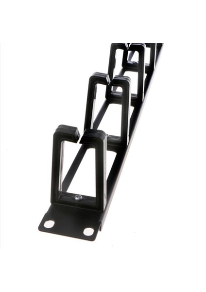 2pc 19INCH 1u Raf Dolapları Kablo Yönetim Ağı Organizatörü Hollow Metal Base Beş Yüzük Çıkarılabilir Tel Yöneticisi Çerçeve (Yurt Dışından) indirimleri