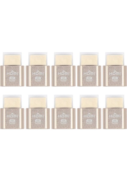 10X VGA Sanal Ekran Adaptörü HDMI Ddc Edıd Kullanıcı Fikli Haflest Gözlük Elıp Emulatör Kilit Plakası 1920X1080 (Yurt Dışından)