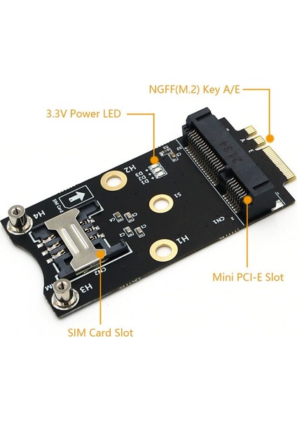 M 2 Wifi Adaptör Mini Pcıe Kablosuz Ağ Kartı M2 Ngff Anahtar A+E Wifi Kart Raiser Yuvası (Yurt Dışından) fiyatları