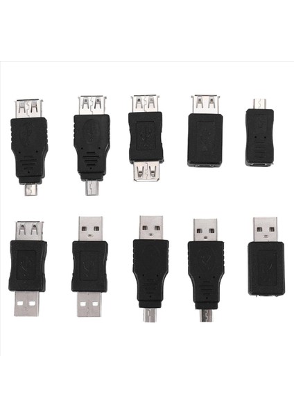 10PCS Otg 5 Pin F/m Mini Değiştirici Adaptör Dönüştürücü USB Erkek-Kadın Mikro-Usb (Yurt Dışından) fiyatları