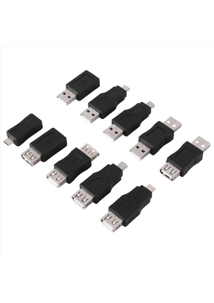 10PCS Otg 5 Pin F/m Mini Değiştirici Adaptör Dönüştürücü USB Erkek-Kadın Mikro-Usb (Yurt Dışından) modelleri