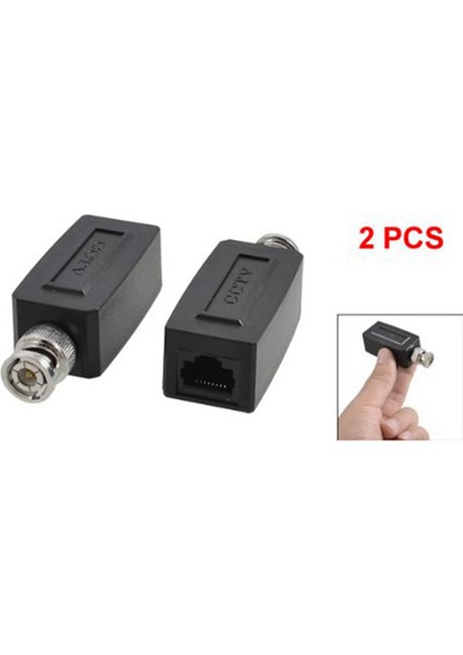 3x Cctv Kamera Koaksisi Bnc RJ45 Utp Cat5 Aktif Video Balun Alıcı -Verici Çifti (Yurt Dışından) modelleri
