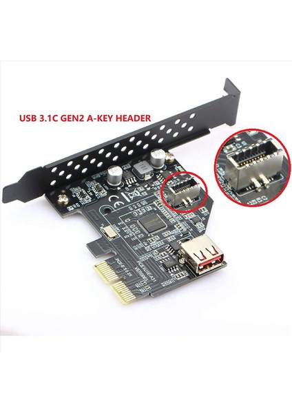 2x USB 3 1 Tip C Ön Panel Başlığı Uzatma Kablosu E Tip Ila USB 3 1 Tip C Kablosu Dahili Adaptör Kablosu (50 Cm) (Yurt Dışından) modelleri