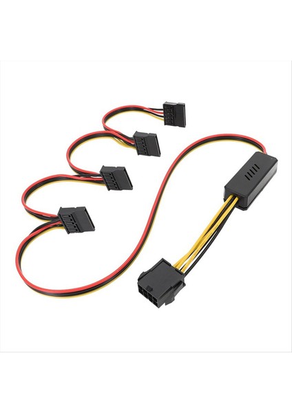 Anakart Cpu 8-Pimli Sabit Sürücü Kablosu Cpu 8pin-Sata Sabit Sürücü Güç Kaynağı Kablosu 12V-SATA Sabit Sürücü Kablosu (Yurt Dışından)