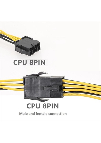 Anakart Cpu 8-Pimli Sabit Sürücü Kablosu Cpu 8pin-Sata Sabit Sürücü Güç Kaynağı Kablosu 12V-SATA Sabit Sürücü Kablosu (Yurt Dışından) indirimleri