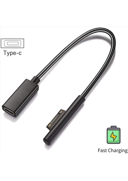 10X Yüzey Usb-C Şarj Kablosu&#39 Na Bağlantı Surface Pro7 Go2 Pro6 5/4/3 Laptop1/2/3 ve Yüzey Kitabı Için Uyumlu (Yurt Dışından) modelleri