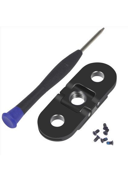 2x Metal Parmak Tripod Montaj Adaptörü Çift Bağlantı Noktası 1/4 Iplik Deliği Katlama Tabanı Gopro 10/9/8/max Spor Kameraları Için (Yurt Dışından) fiyatları