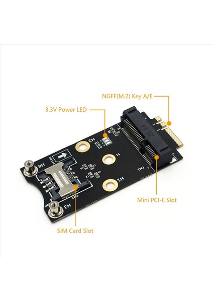 2x M 2 Wifi Adaptörü Mini Pcıe Kablosuz Ağ Kartı M2 Ngff Anahtar A+E Wifi Kart Raiser Yuvası (Yurt Dışından) fiyatları