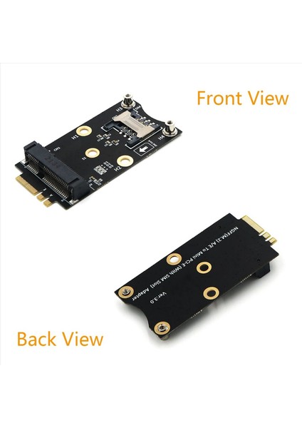 2x M 2 Wifi Adaptörü Mini Pcıe Kablosuz Ağ Kartı M2 Ngff Anahtar A+E Wifi Kart Raiser Yuvası (Yurt Dışından) modelleri