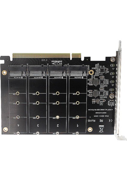 2x PH44 Nvme 4 Diskli Dizi Kartı Pcie Sinyal Bölünmüş Dizi Kartı (Yurt Dışından) modelleri