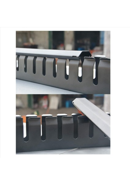 4x 1u Kablo Yönetimi Yatay Montaj 19 Inç Sunucu Rafı 12 Yuvalı Metal Parmak Kanalı Teli Organizatör Kapak (Yurt Dışından) fiyatları