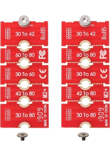 2pcs M2 M2PLUS Ngff Nvme M 2 Genişletilmiş Transfer 2230 2242 2260 2280 Uçak M2 Değişim Uzun Boyut U 2 M3 M 3 SSD 24BB (Yurt Dışından)