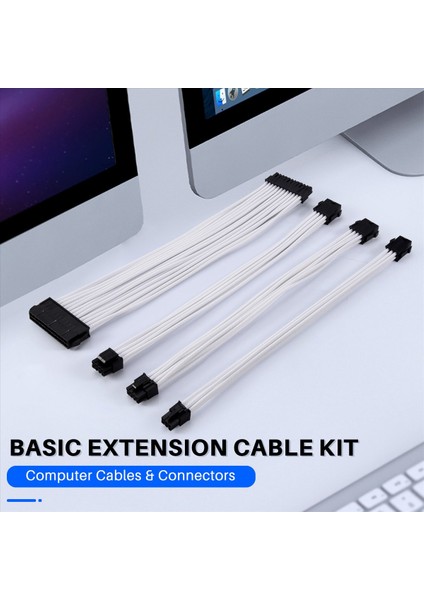 Temel Uzatma Kablosu Kiti 1pcs Atx 24PIN/EPS 4+4pin/pci-E 8pin/pci-E 6pin Güç Uzatma Kablosu (Yurt Dışından) indirimleri