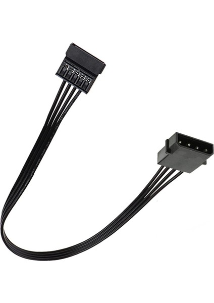 Molex Ide 4 Pin Erkek To 15 Pin Dişi Sata Güç Dönüştürücü Bağdaştırıcı Kablosu Sabit Sürücü HDD SSD Güç Uzatma Kablosu 4 Paket (Yurt Dışından) fiyatları