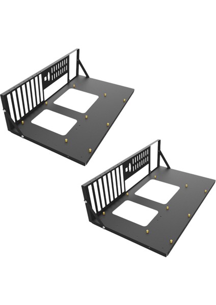 2x Madencilik Çerçevesi Madencilik Eth Anakter Braket Kontroli Bitcoin Madencilik Teçhizat Vaka Destek Itx/ Mını Atx 8 Gpu (Atx) (Yurt Dışından)