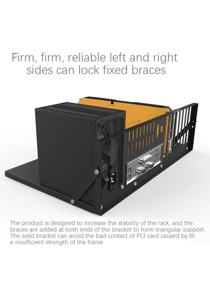 2x Madencilik Çerçevesi Madencilik Eth Anakter Braket Kontroli Bitcoin Madencilik Teçhizat Vaka Destek Itx/ Mını Atx 8 Gpu (Atx) (Yurt Dışından) fırsatları