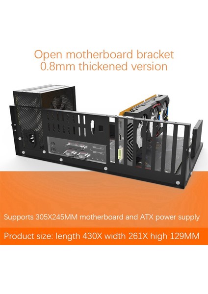 2x Madencilik Çerçevesi Madencilik Eth Anakter Braket Kontroli Bitcoin Madencilik Teçhizat Vaka Destek Itx/ Mını Atx 8 Gpu (Atx) (Yurt Dışından) indirimleri