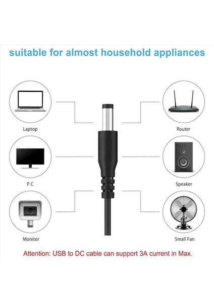 2x Dc Güç Kablosu Usb&#39 Ye 5 5x2 1 Çok Fonksiyonlu Dc Değiştirilebilir Fiş (Yurt Dışından) indirimleri