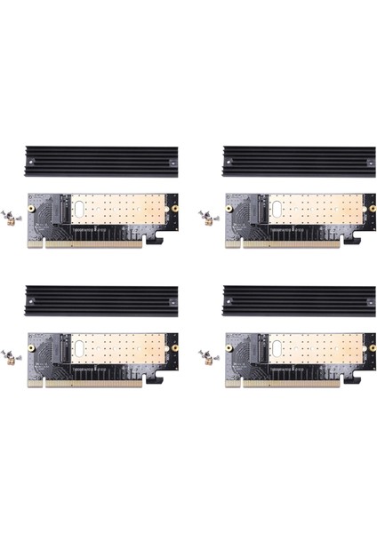 4x M 2 Nvme SSD Adaptörü M2 Ila Pcıe 3 0 X16 Denetleyici Kart M Tuş Arabirimi Desteği Pcı Express 3 0 X4 2230-2280 Boyut (Yurt Dışından)