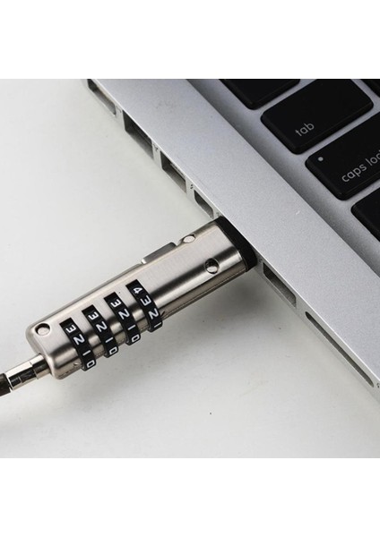 5x 4 Dijital Universal Lock USB Dizüstü Bilgisayar Güvenlik Kablosu Kilidi (Yurt Dışından) fırsatları