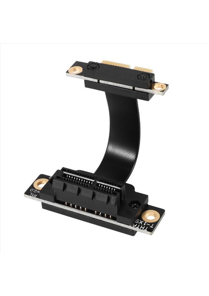 Pcıe X1 Yükseltici Kablo Çift 90 Derece Sağ Açılı Pcıe 3 0 X1 Ila X1 Uzatma Kablosu 8gbps Pcı Express 1x Yükselti Kart - 5cm (Yurt Dışından)
