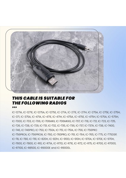 CD CT17 ile Icom Ct-17 IC-706 Radyo Için Cı-V Cat Arayüz Kablosu (Yurt Dışından) modelleri