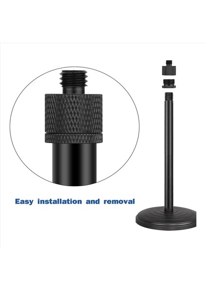 2set Mikrofon Stand Mic Boom Kol Seti Mikro Diş Adaptörleri-5/8 Dişi-3/8 Erkek ve 5/8 Dişi Ila 1/4 Erkek Vb (Yurt Dışından) modelleri